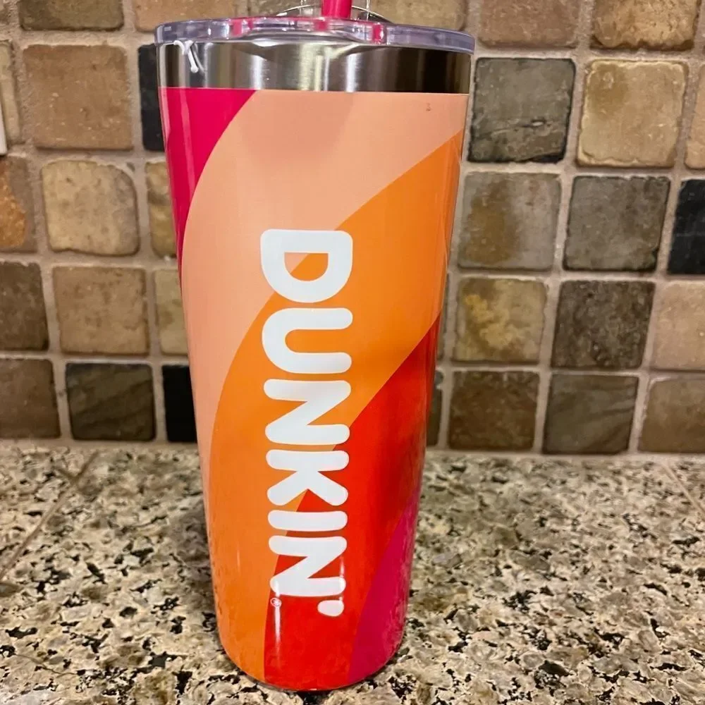 Dunkin Donuts 2023 20 Ounce Metal Coffee Tumbler